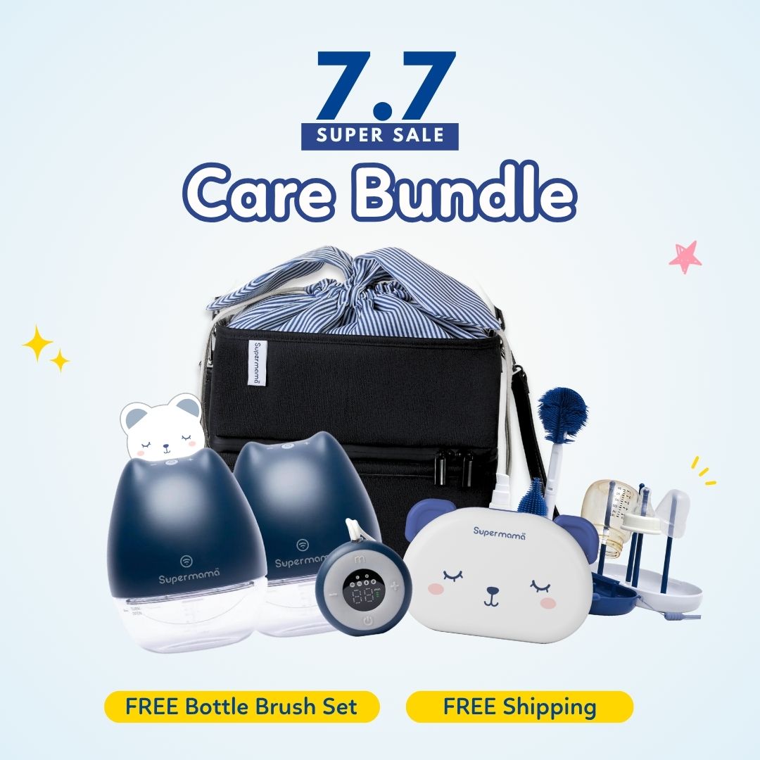 Supermama Care Bundle | FREE Milk Storage Bags + Tote Bag