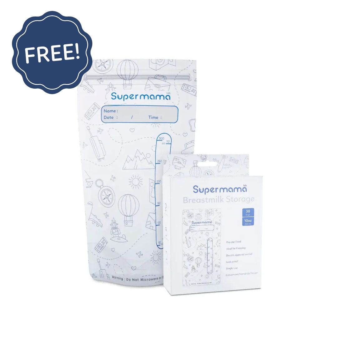 Supermama New Mama Bundle | FREE 6 Boxes of Milk Storage Bags + Tote Bag