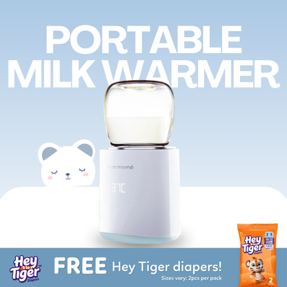 Portable Milk Warmer Set (with 8 adapters)