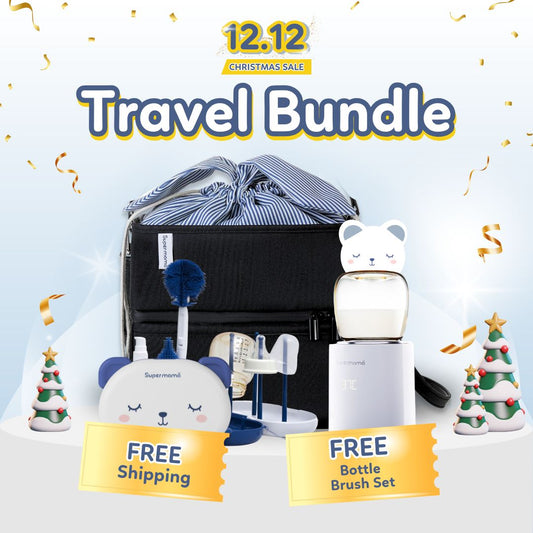 [12.12] Supermama Travel Bundle | FREE Bottle Brush Set