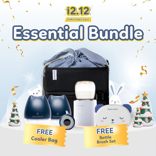 [12.12] Supermama Essential Bundle | FREE Cooler Bag + Bottle Brush Set