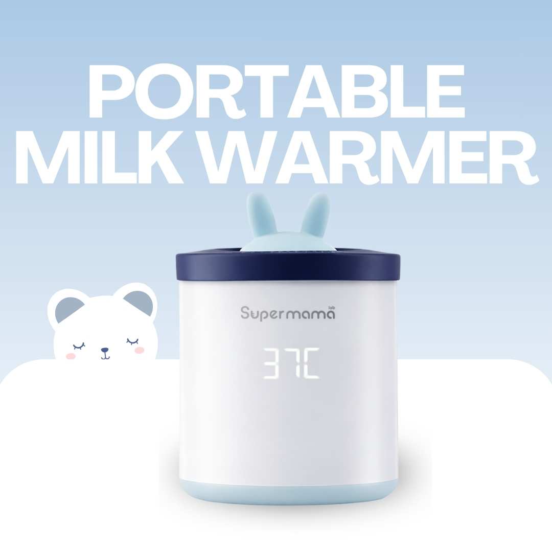 Portable Milk Warmer Set (with 8 adapters)