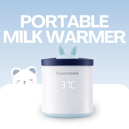 Portable Milk Warmer Set (with 8 adapters)