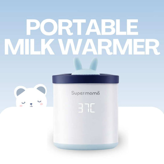 Portable Milk Warmer Set (with 8 adapters)