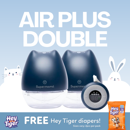 Air Plus Handsfree Electric Breast Pump w/ Remote Control Set