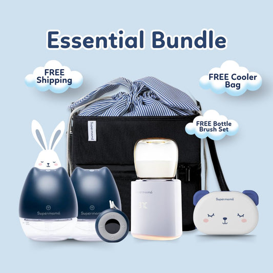 Supermama Essential Bundle | FREE Cooler Bag + Bottle Brush Set