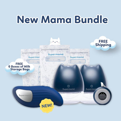 Supermama New Mama Bundle | FREE 6 Boxes of Milk Storage Bags + Tote Bag