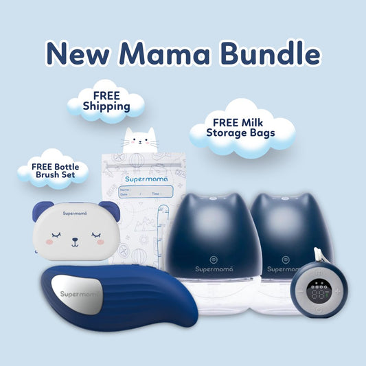 Supermama New Mama Bundle | FREE Bottle Brush Set + Milk Storage Bags