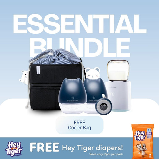[6.6] Supermama Essential Bundle | FREE Insulated Cooler Bag + Bottle Brush Set