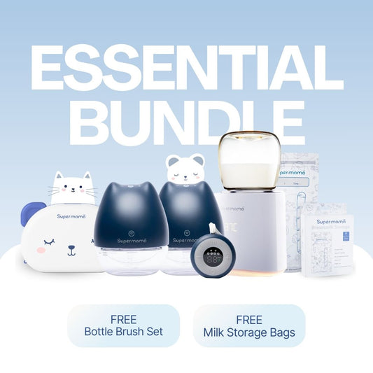 Supermama Essential Bundle | FREE Bottle Brush Set + Milk Storage Bags