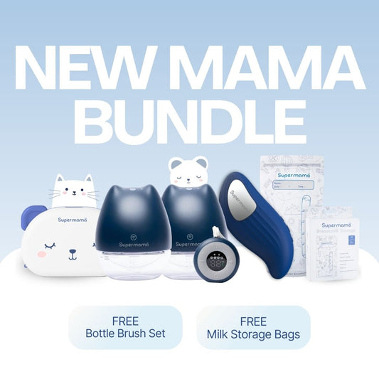 Supermama New Mama Bundle | FREE Bottle Brush Set + Milk Storage Bags