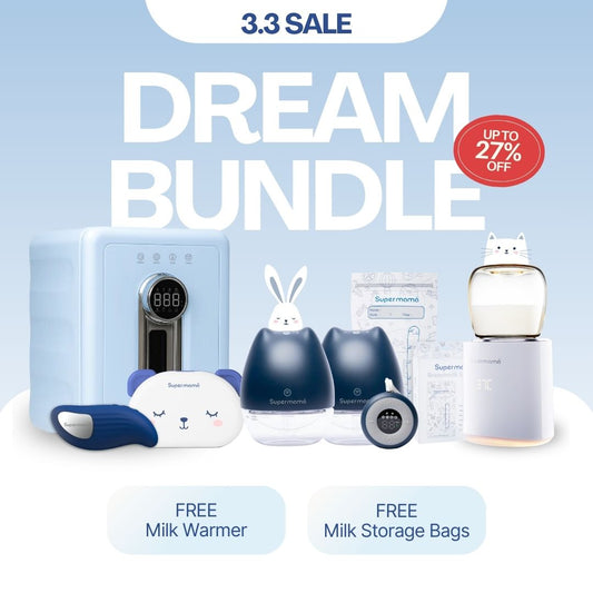 Supermama Dream Bundle | FREE Portable Milk Warmer + Milk Storage Bags