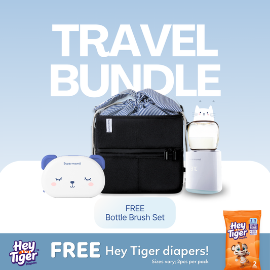 Supermama Travel Bundle | FREE Bottle Brush Set