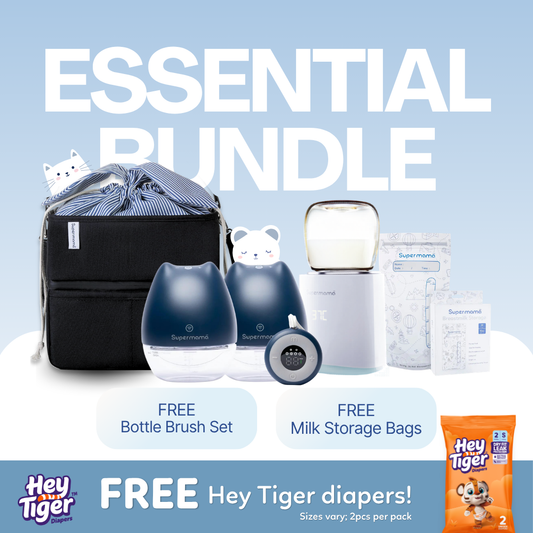 Supermama Essential Bundle | FREE Insulated Cooler Bag + Milk Storage Bags