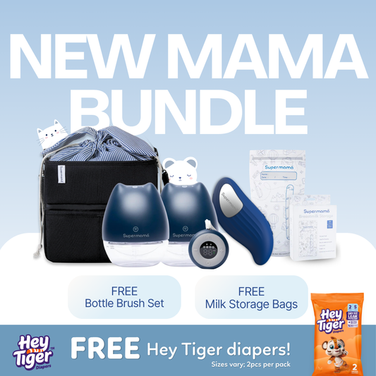 Supermama New Mama Bundle | FREE Bottle Brush Set + Milk Storage Bags