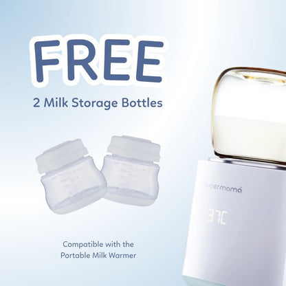 Portable Milk Warmer set | FREE MILK STORAGE BOTTLES